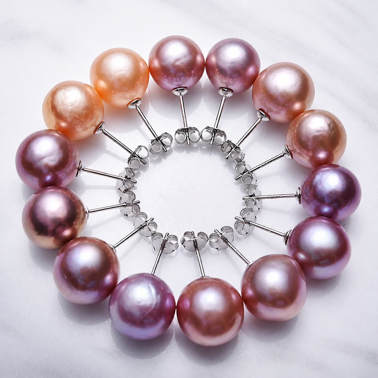 Brincos Aurora Multicolor | Pérolas Edison Barrocas