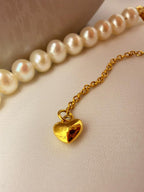 Pulseira de Pérolas de Água Doce AA+ 6–6,5 mm | Fecho S925 Banho Ouro 18k