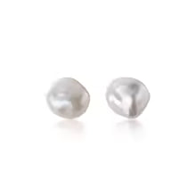 Brincos Clássicos de Pérola de Água Doce 5–6 mm | Prata 925
