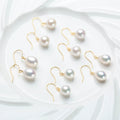 Brincos Edison Drop Brancos 10–13 mm | Pérolas Barrocas